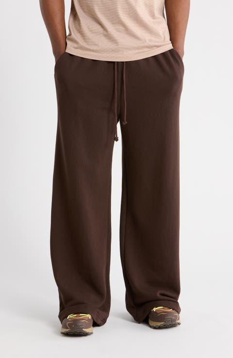 Baggy Cotton Blend Pants