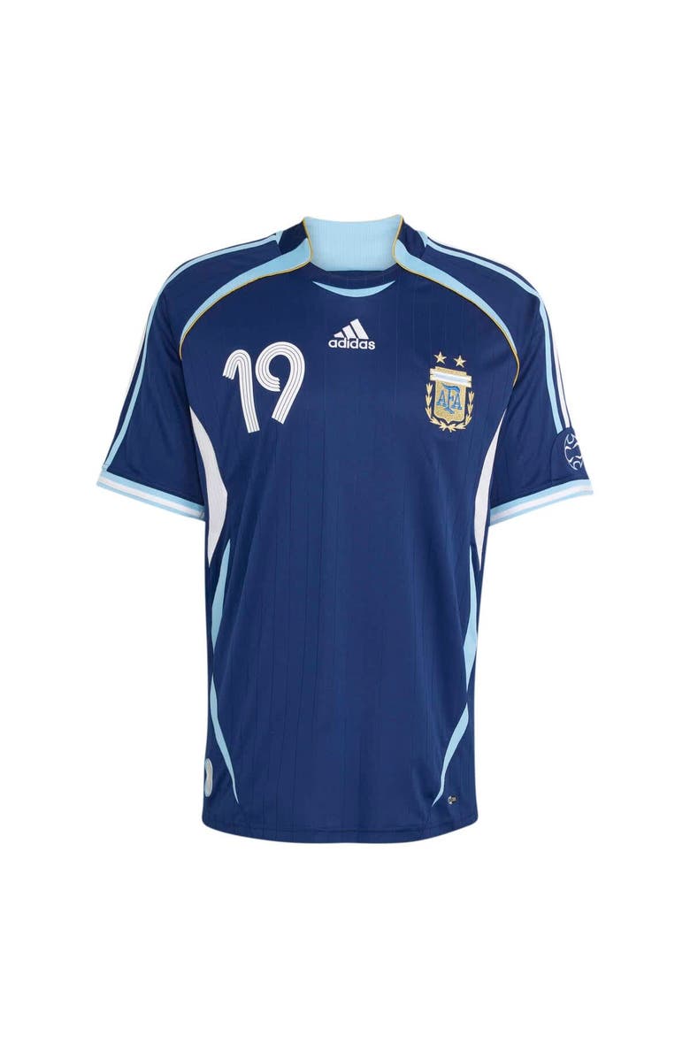 adidas Men's adidas Lionel Messi Navy Argentina National Team 2006 Bringback Away Jersey, Alternate, color, Navy