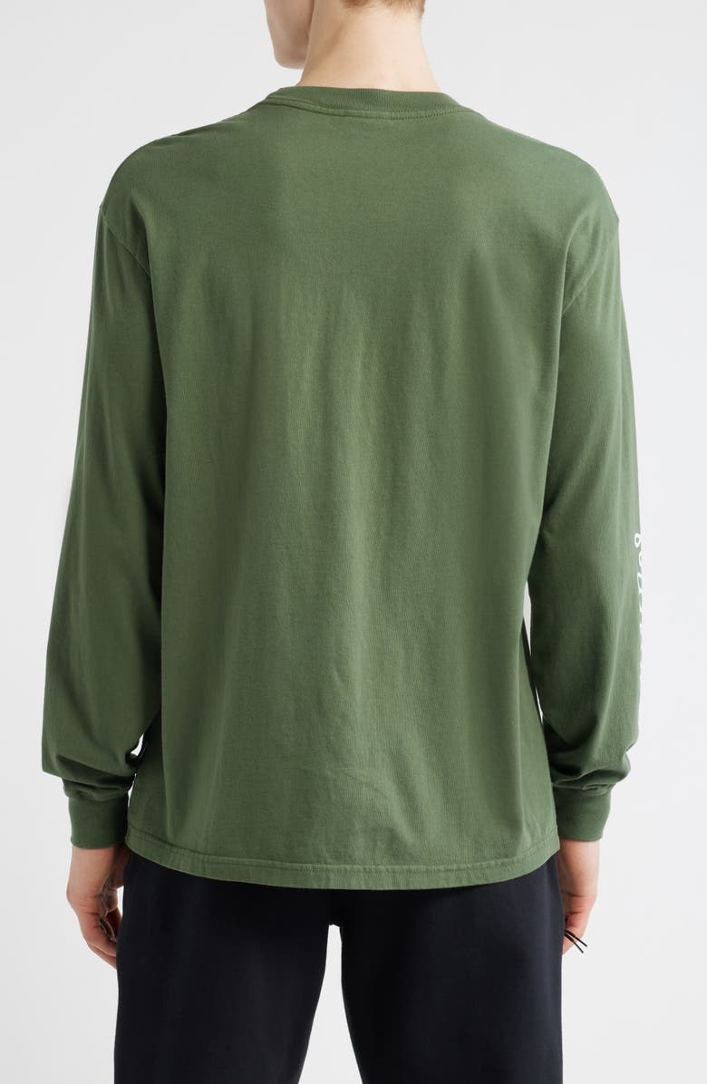 Malbon Golf Gorse Long Sleeve T-shirt, Alternate, color, Olivine