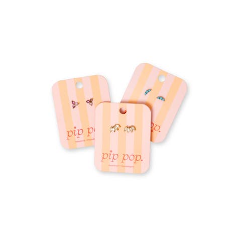 Gem Earring Set