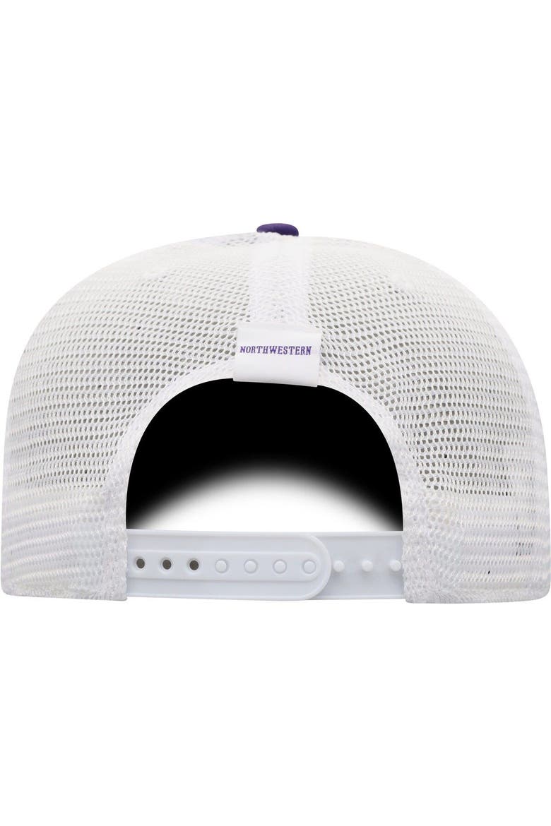 Men's Top of the World Purple/White Northwestern Wildcats Trucker Snapback Hat, Alternate, color, Purple