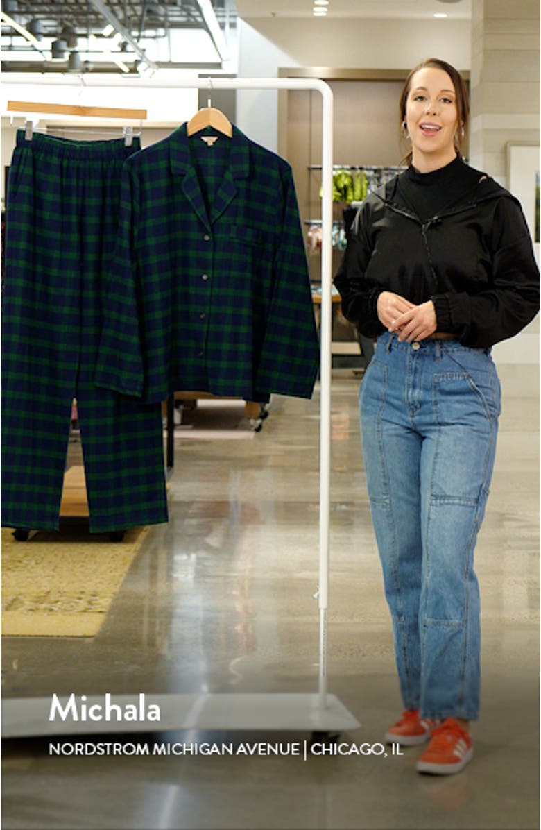 Plaid Cotton Flannel Pajamas, sales video thumbnail