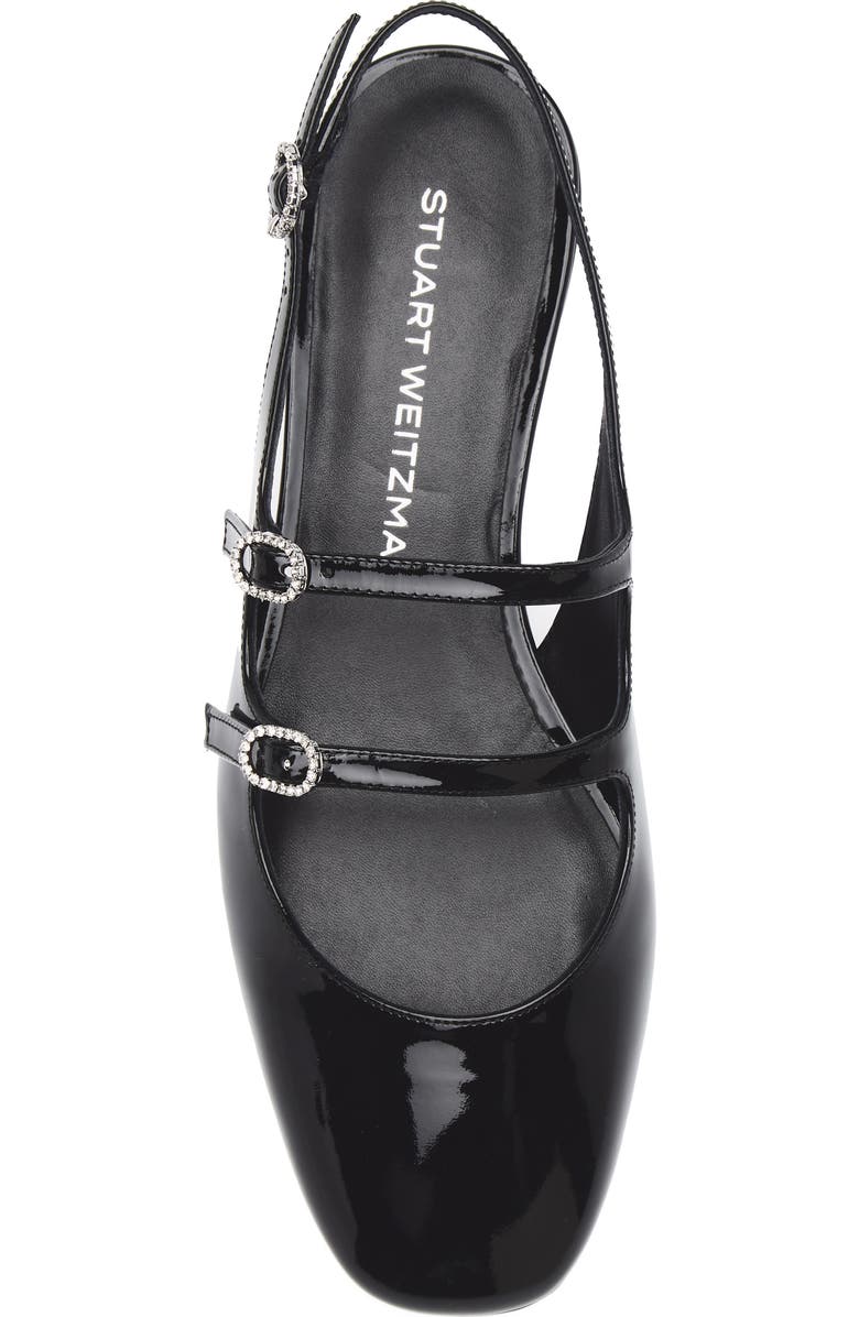 Stuart Weitzman Claris Slingback Mary Jane, Alternate, color, Black