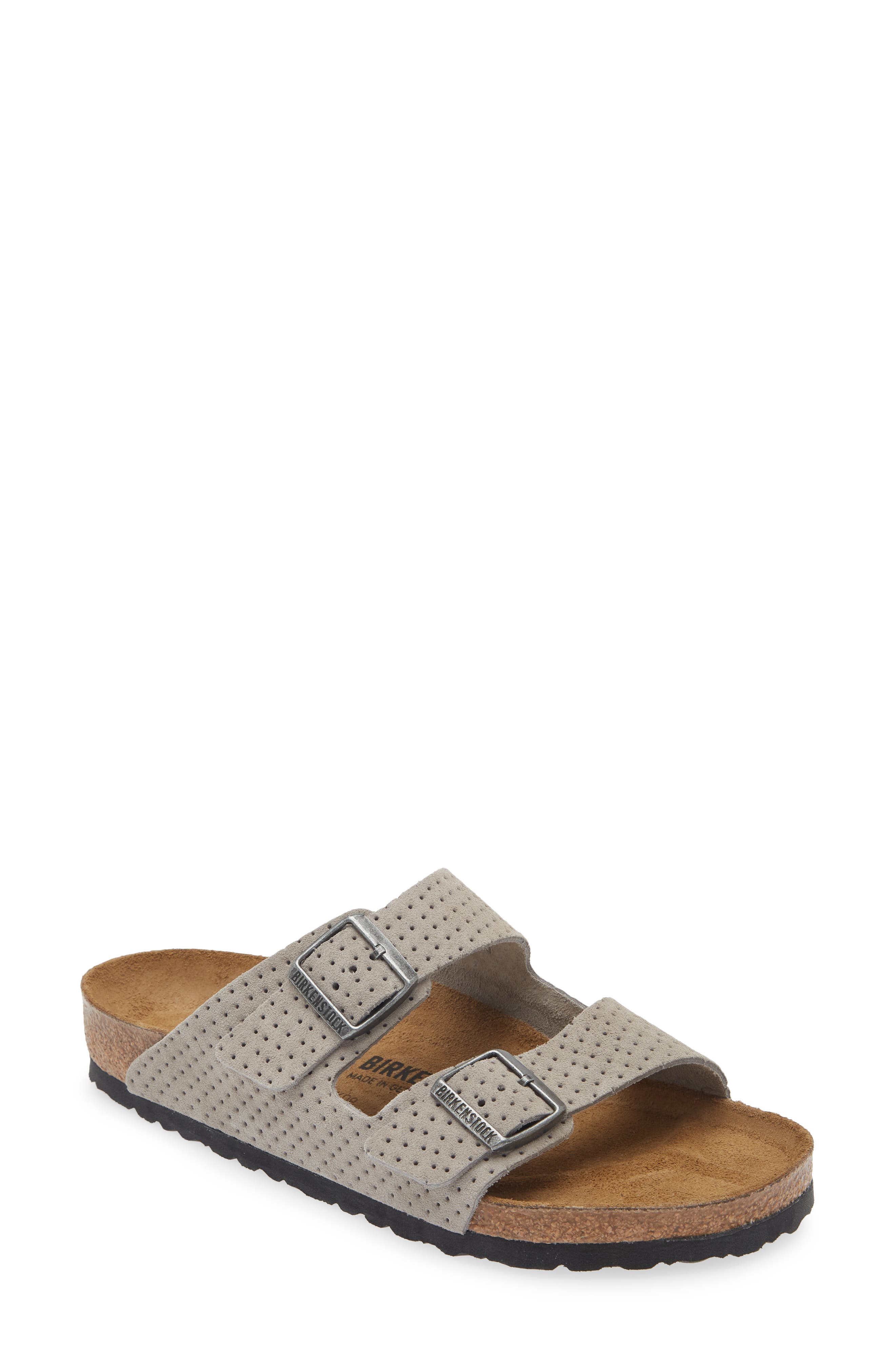 Birkenstock Arizona Pin Dot Slide Sandal, Main, color, 