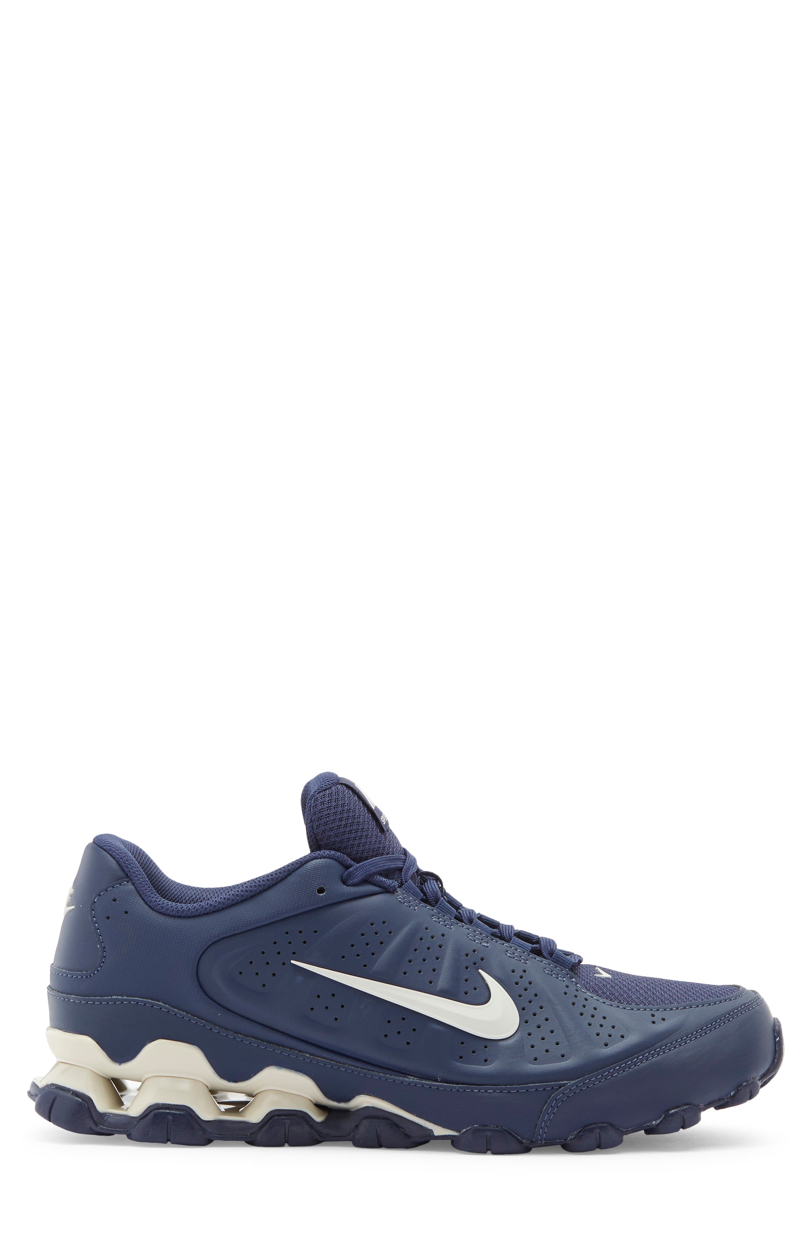 Reax 8 TR Training Shoe, Alternate, color, MIDNIGHT NAVY/ OREWOOD BROWN