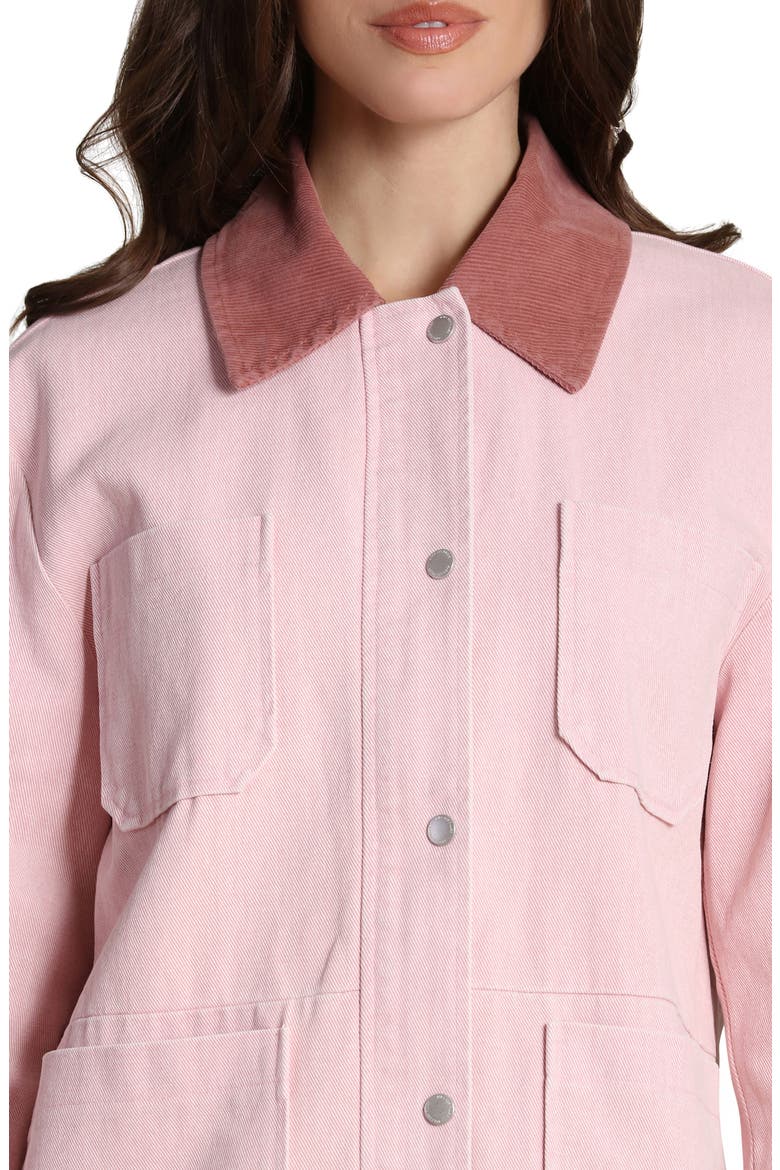 Cotton Barn Jacket, Alternate, color, BLACKBERRY