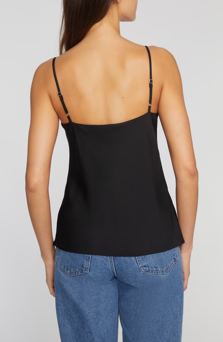 Elie Tahari The Katrina Cowl Neck Camisole, Alternate, color, Saddle/Noir