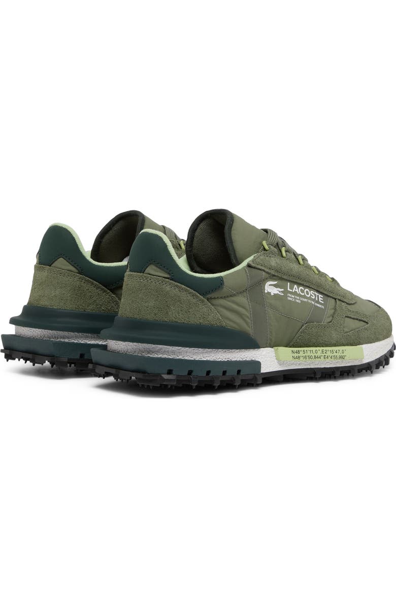 Lacoste Elite Active Sneaker, Alternate, color, Khaki/ White