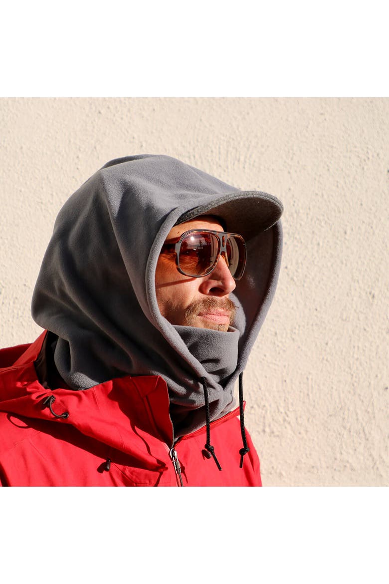 Kyle Fleece Overhood, Alternate, color, Graphite
