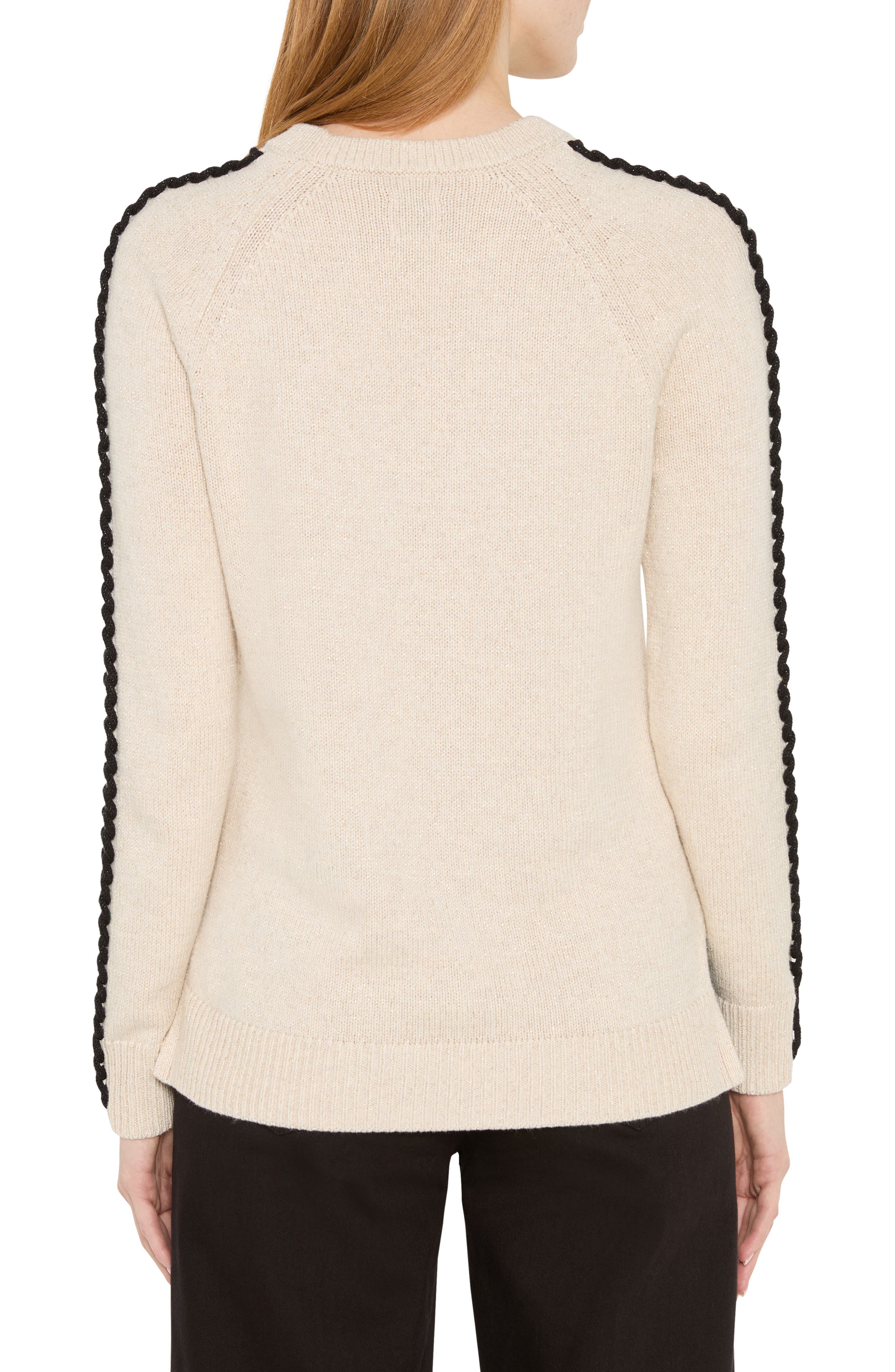 Dashing Down Metallic Sweater - image 2