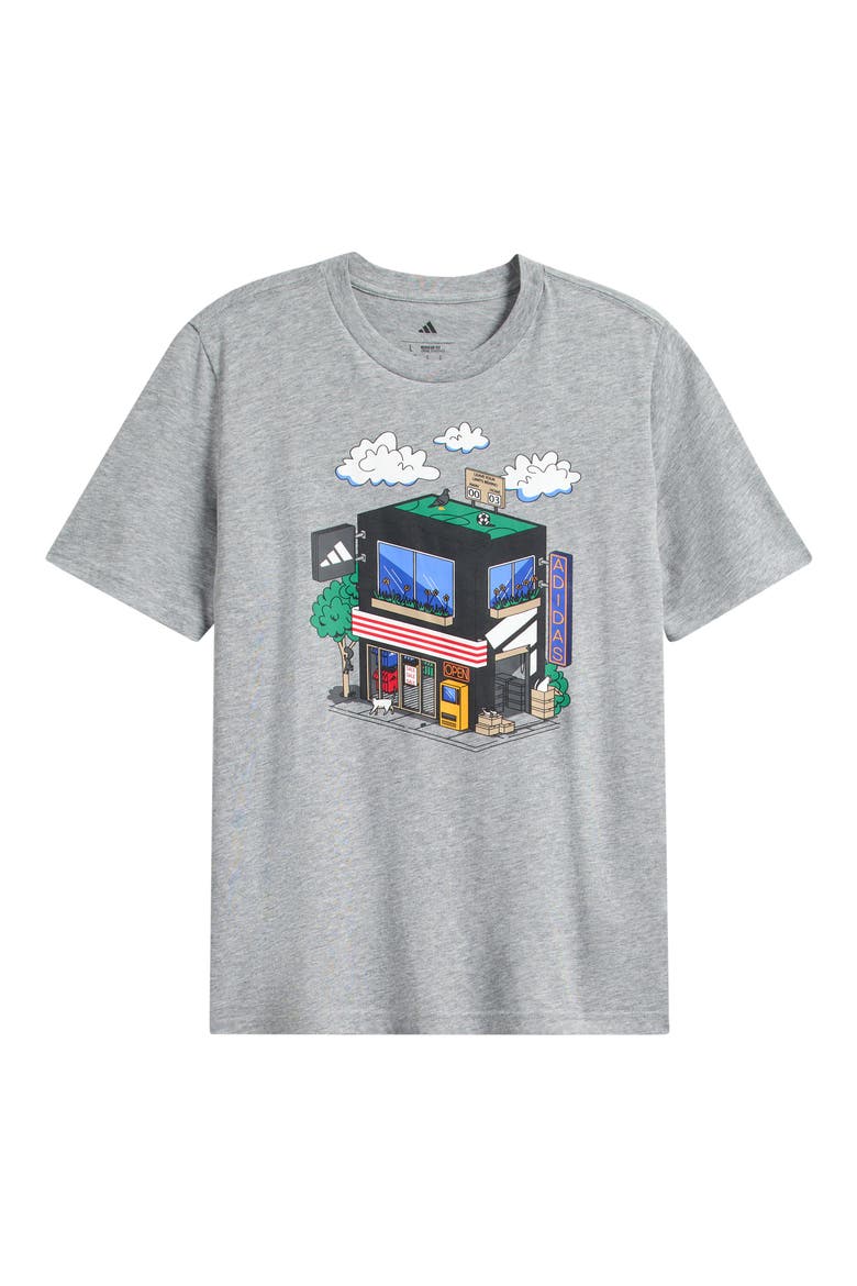 Kids' Shoebox Shop Graphic T-Shirt, Main, color, GREY HEATHER