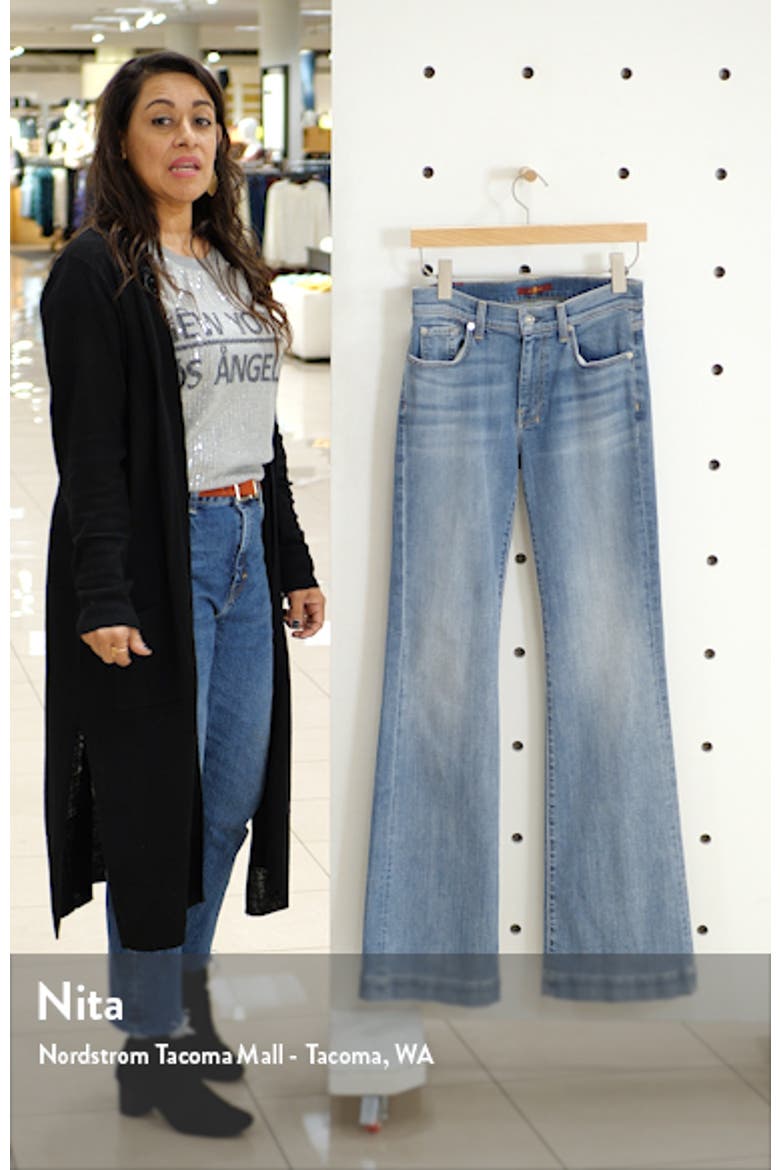 7 For All Mankind® Dojo High Waist Flare Jeans video