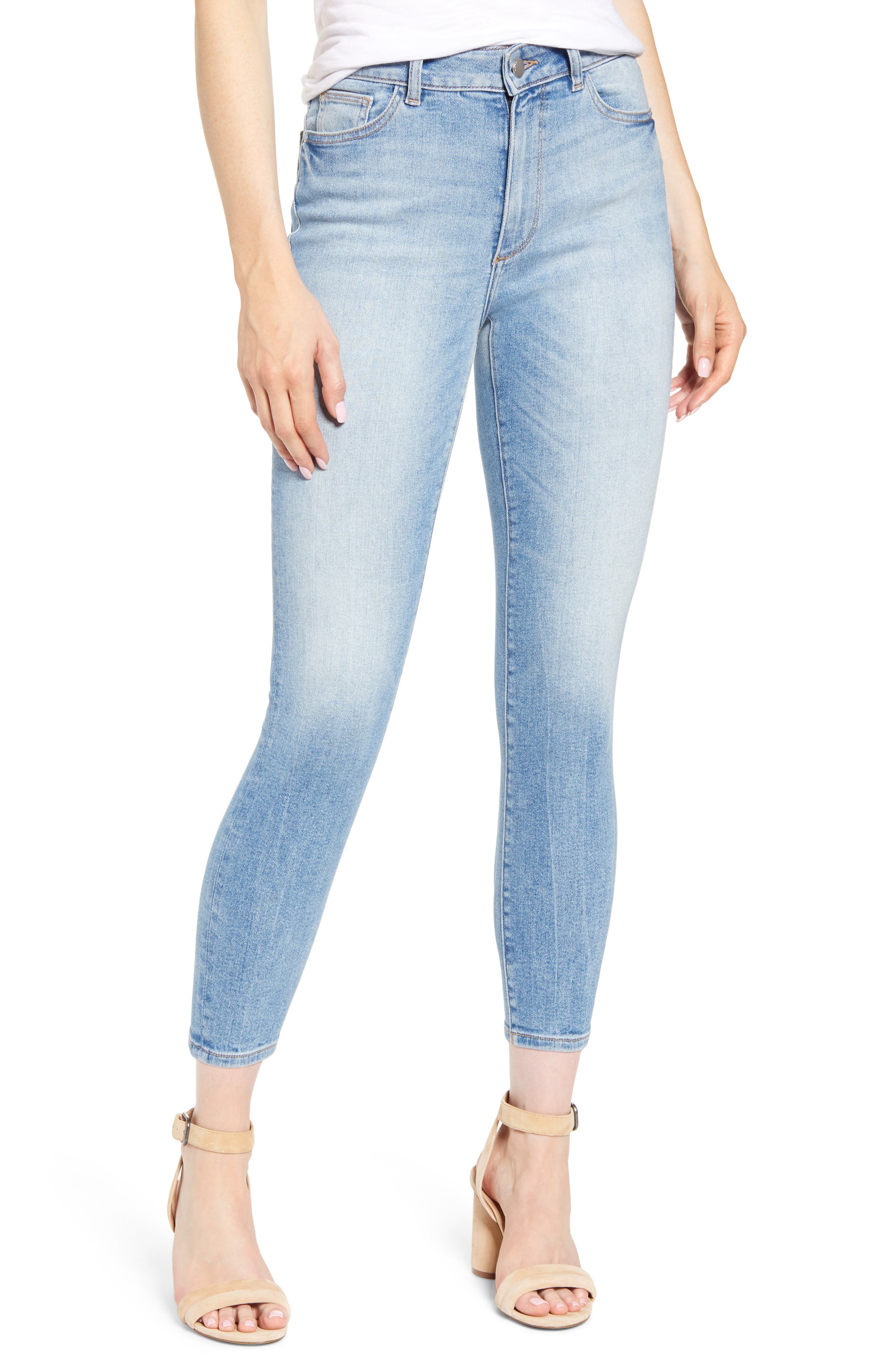DL1961 Farrow High Waist Crop Skinny Jeans
