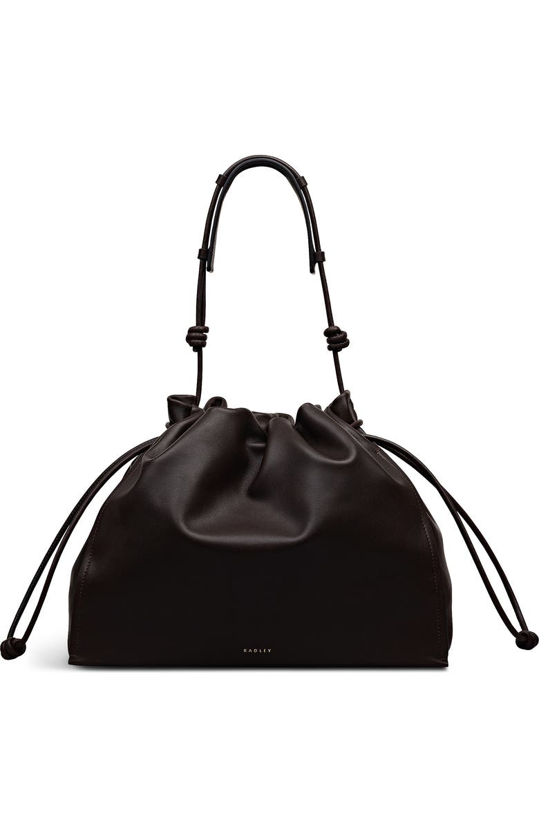 Radley The Roxburgh Large Drawstring Shoulder Bag, Main, color, Dark Oak