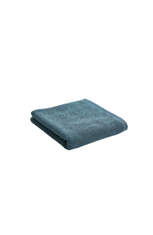 Christy Brixton Textured Popcorn Weave Hand Towels In Slate