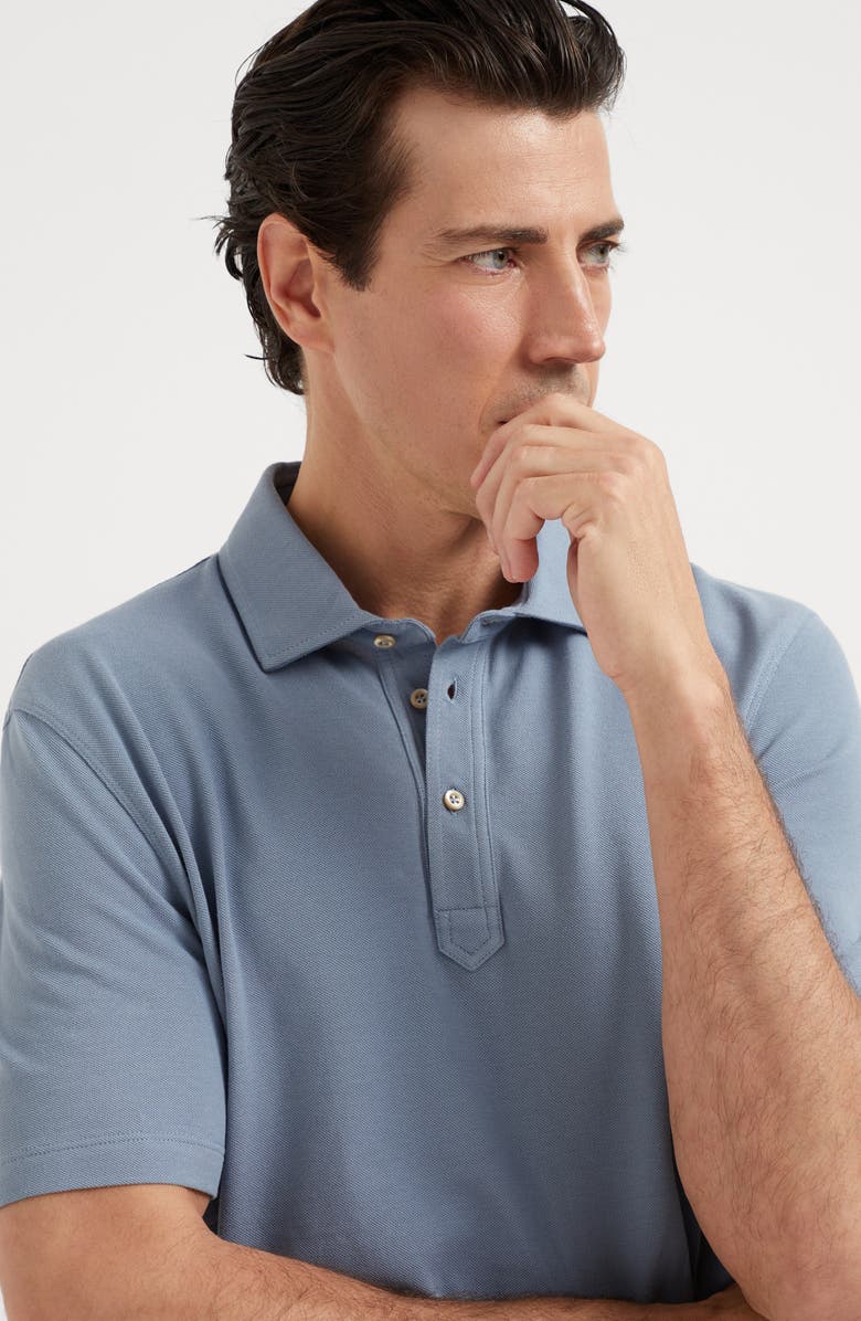 Brunello Cucinelli Piqué polo shirt, Alternate, color,