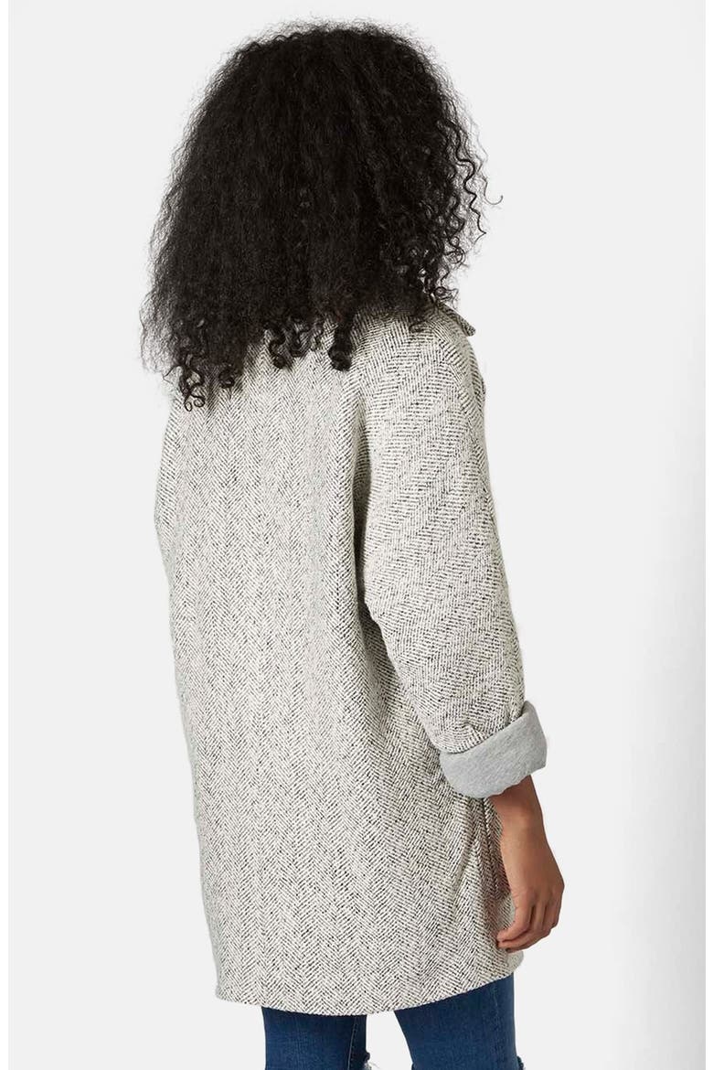 Oversized Long Jacket, Alternate, color, CREAM