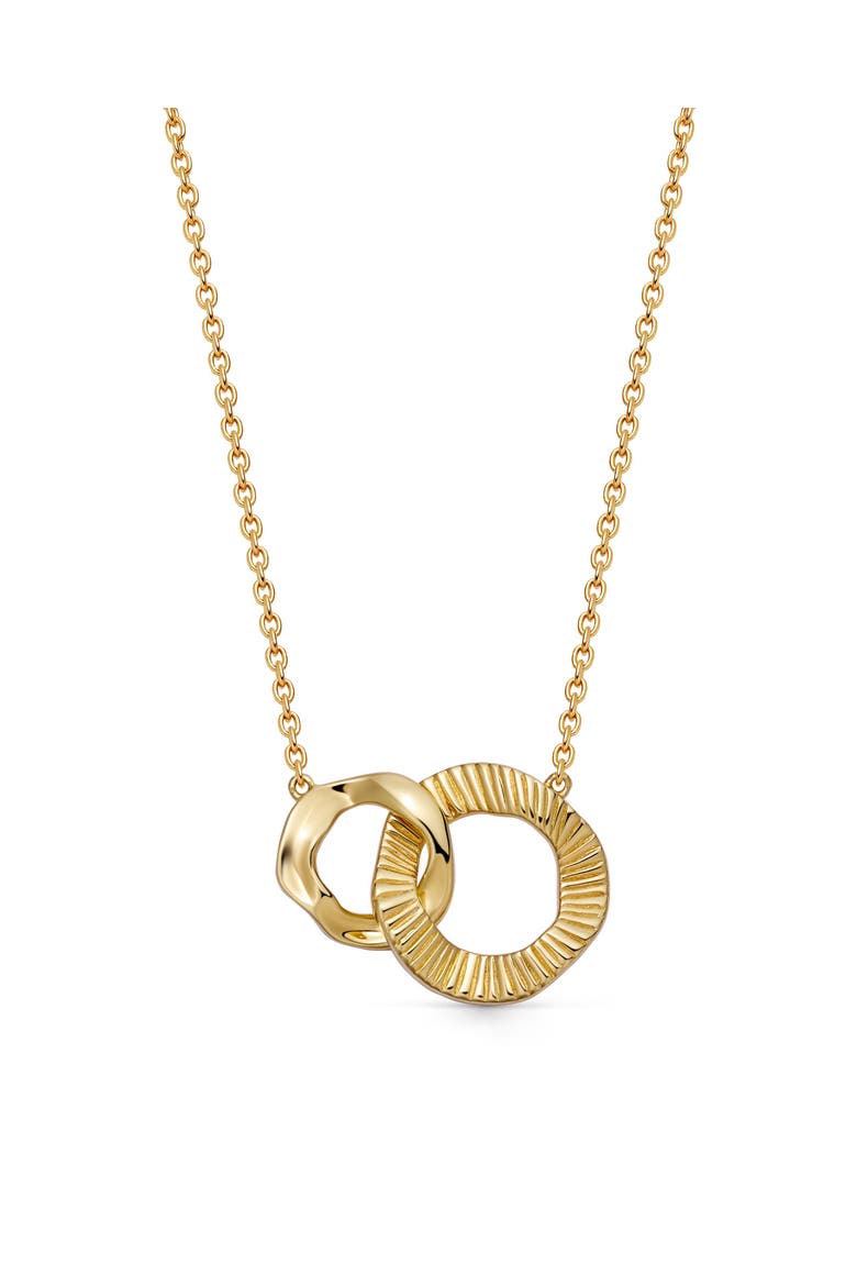 Gold Raye Link Necklace, Main, color, Gold