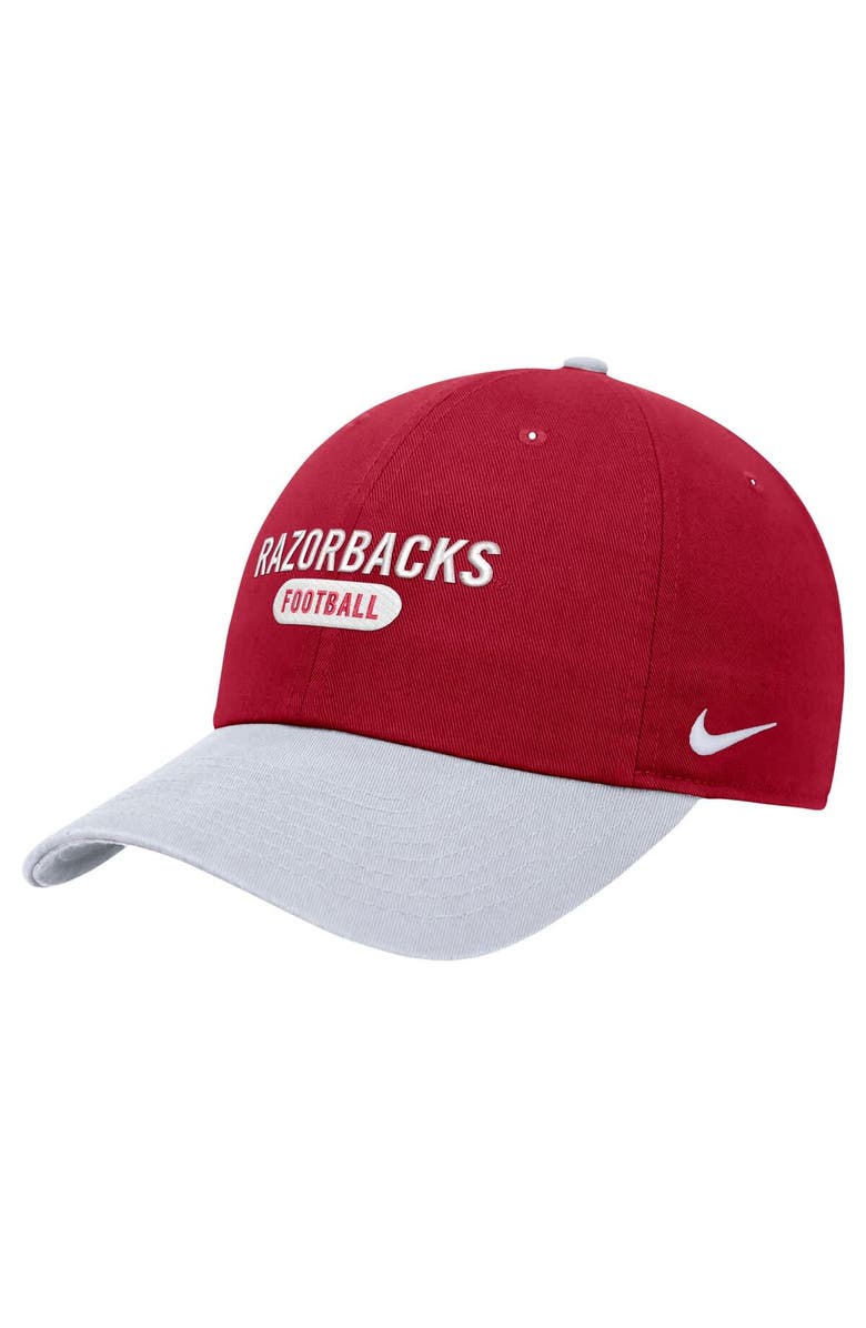 Nike Men's Nike Cardinal Arkansas Razorbacks Colorblock Club Adjustable Hat, Main, color, Cardinal