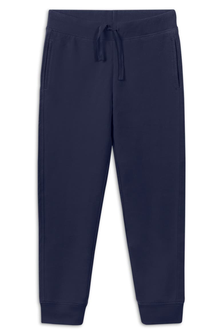 Kids' French Terry Joggers, Main, color, NAVY