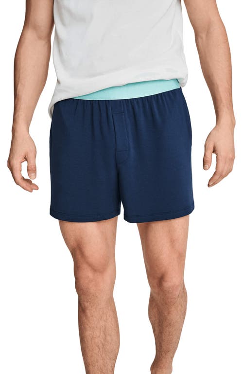 Jambys House Shorts In Navy/mint