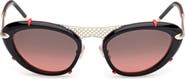 Christian Louboutin Dolly 54mm Gradient Oval Sunglasses