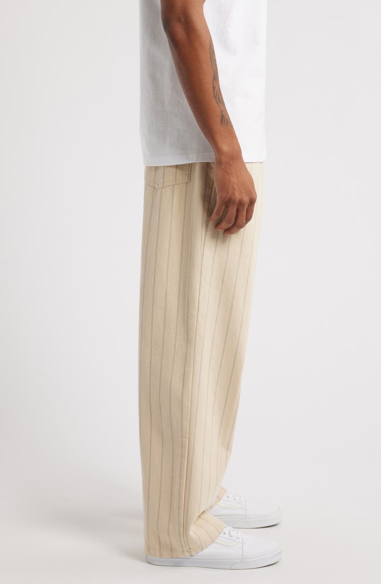 Obey Classic Stripe Baggy Fit Jeans, Alternate, color, 