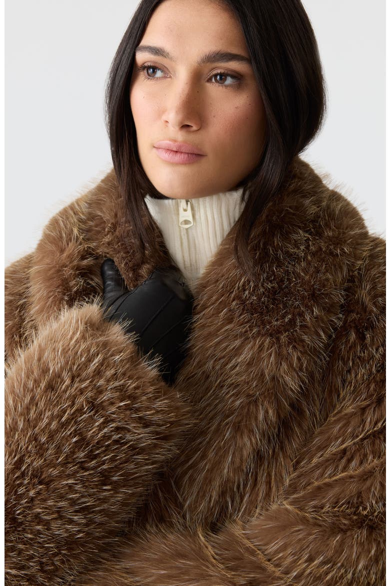Kacela Faux Fur Coat, Alternate, color, OTTER
