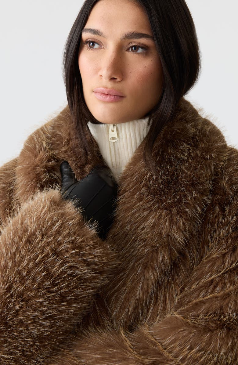 Mackage Kacela Faux Fur Coat, Alternate, color, Otter