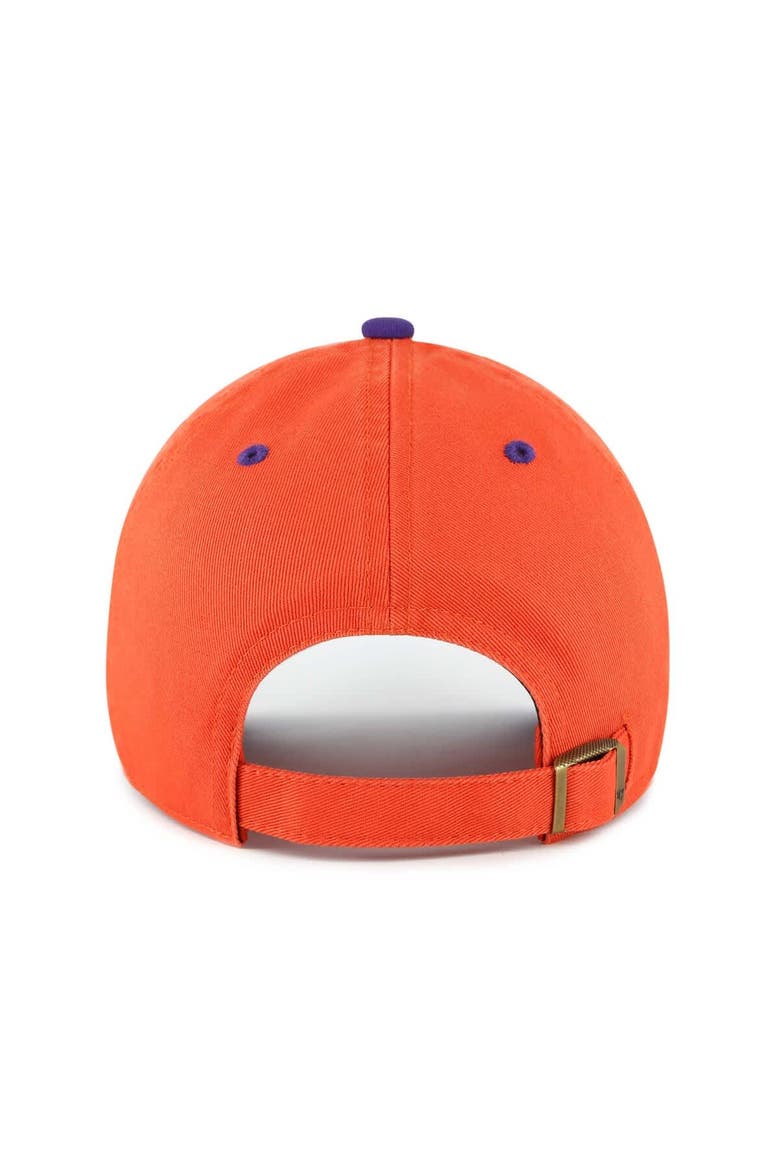 Youth '47  White Clemson Tigers Scooter Clean Up Adjustable Hat, Alternate, color, White