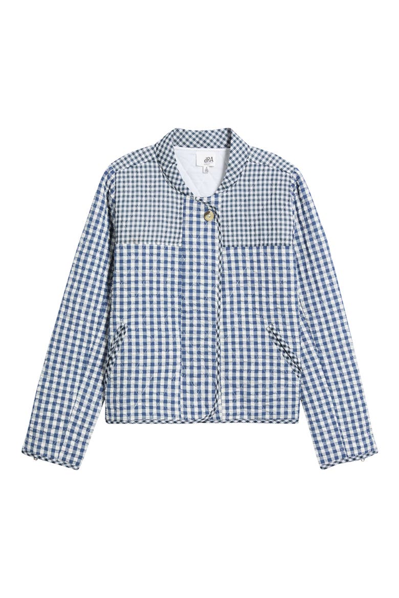 Carlos Quilted Jacket, Alternate, color, BLUE CHECK GHOST