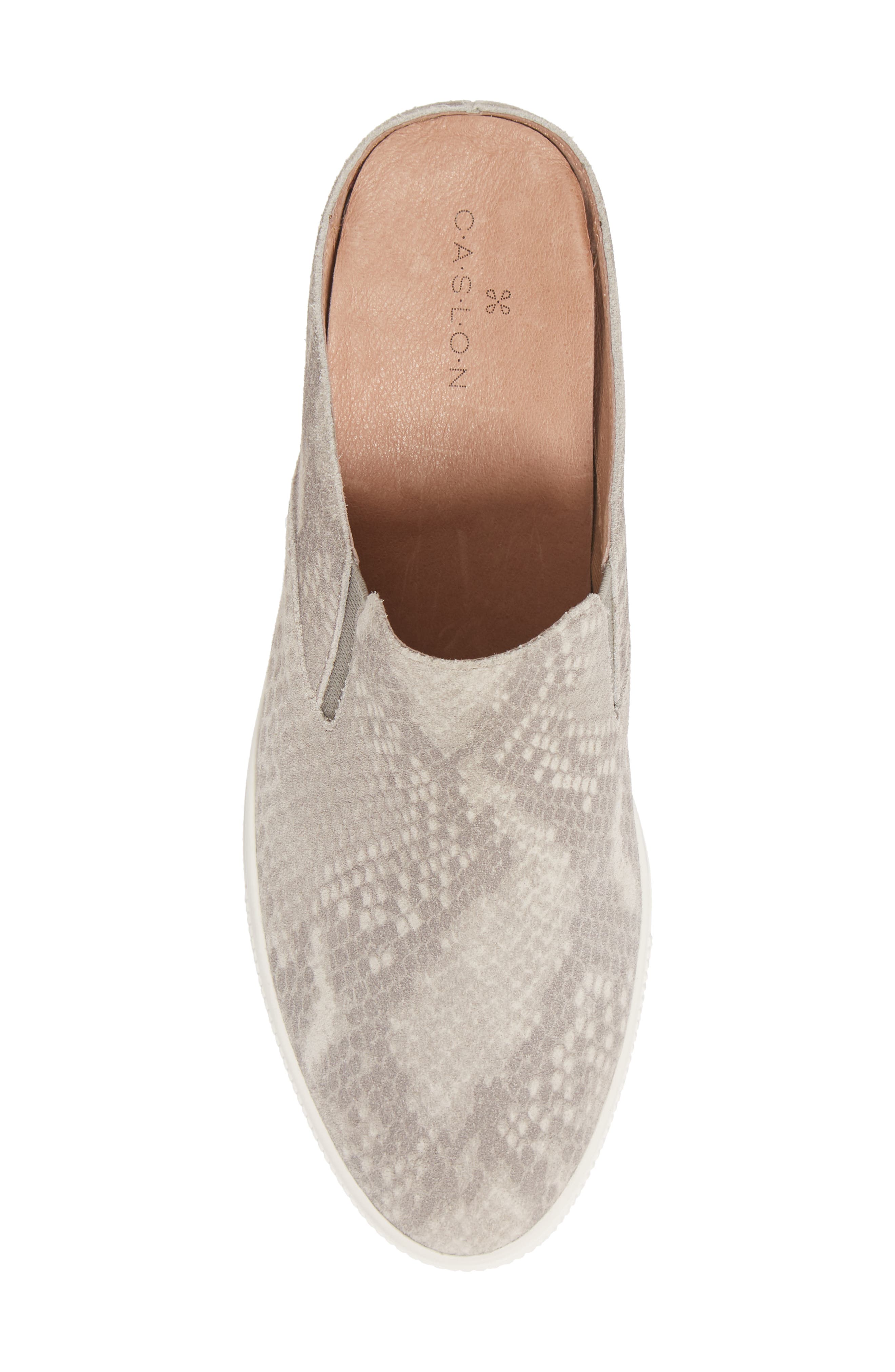 Alysha Slip-On Sneaker, Alternate, color, GREY SNAKE PRINT SUEDE