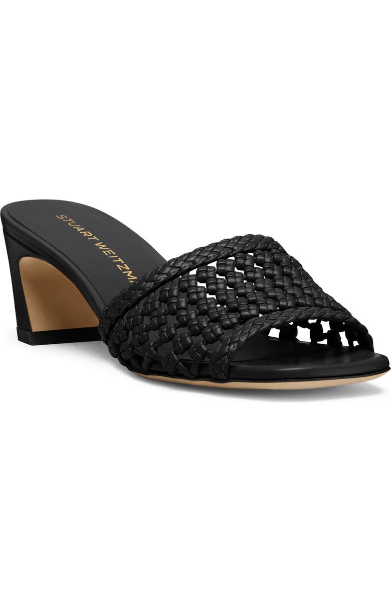 Stuart Weitzman Marina Slide 50, Main, color, Black