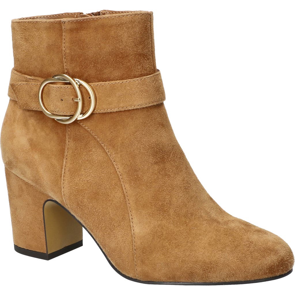 Bella Vita Gamela Moto Bootie In Brown