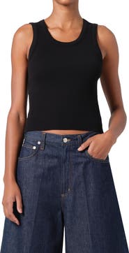 AGOLDE Poppy Shrunken Rib Tank