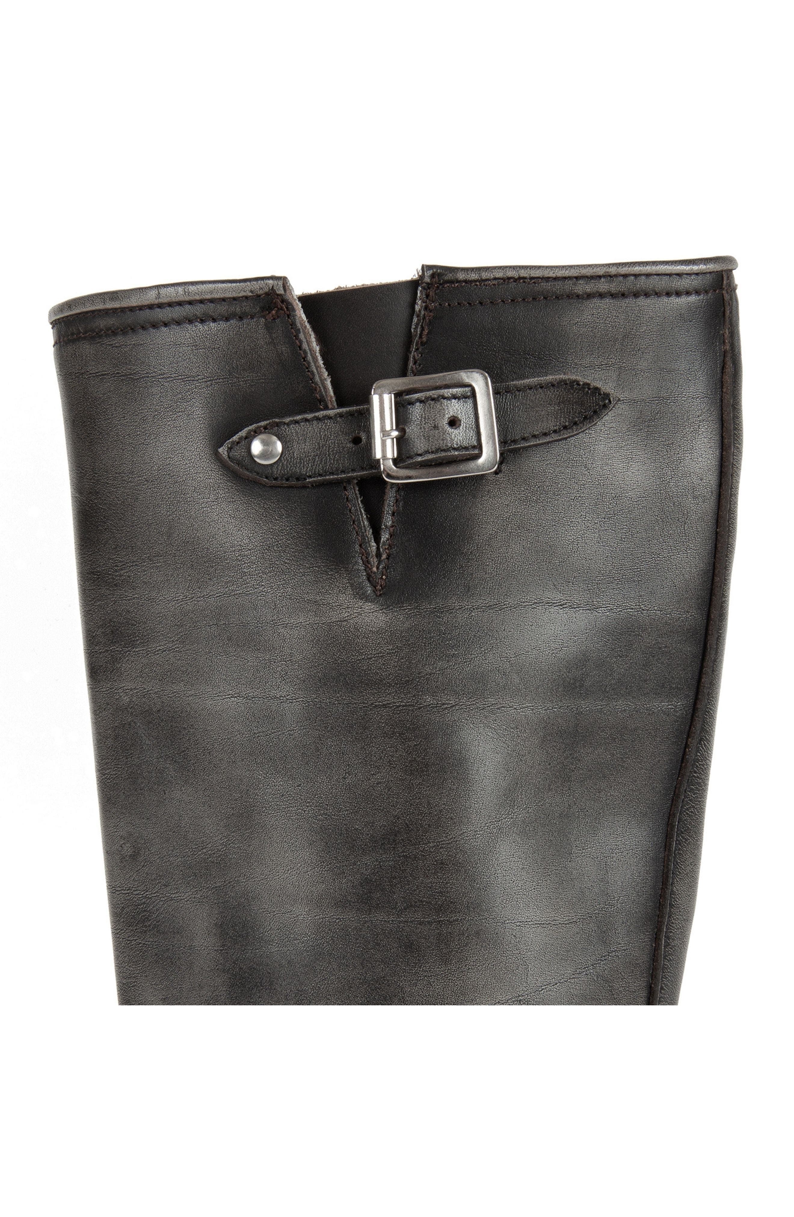 Tall Biker Distressed Boots, Alternate, color, Grey