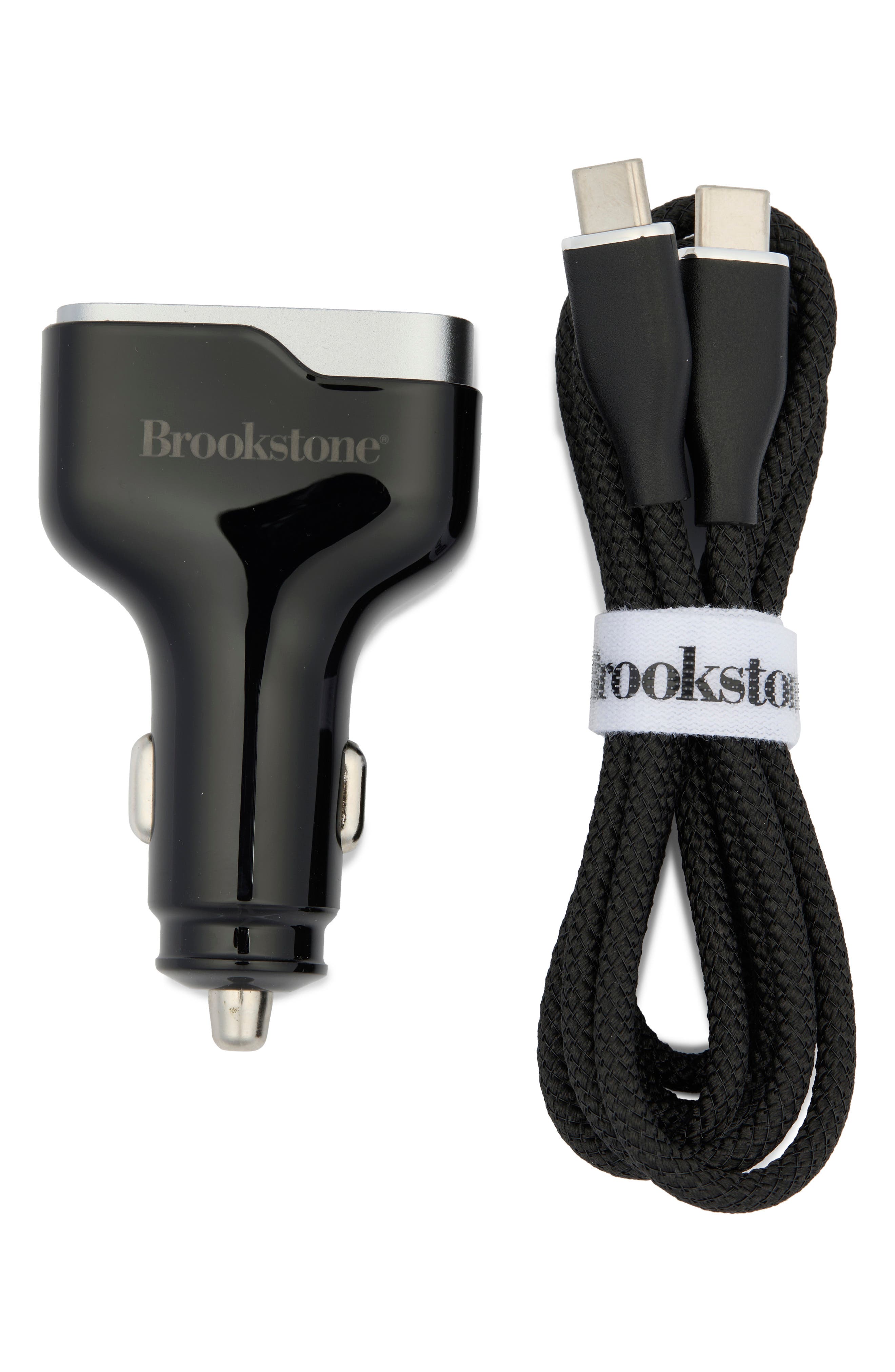 BROOKSTONE Dual Port Wall Charger Set