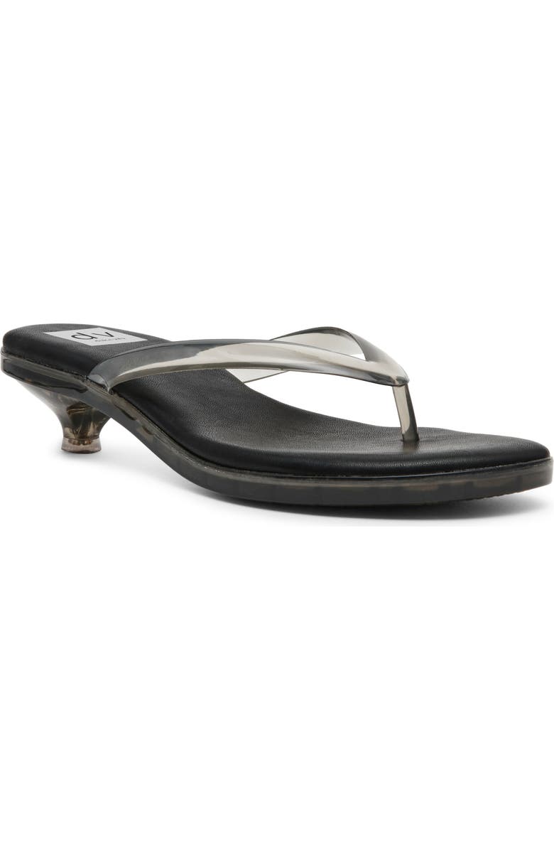 DV by Dolce Vita Cicely Kitten Heel Flip Flop, Main, color, Smoke