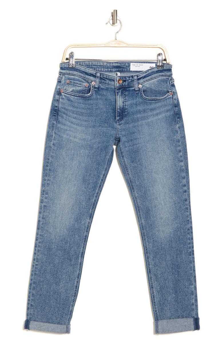 rag & bone Dre Low Rise Cuffed Slim Boyfriend Jeans, Alternate, color,
