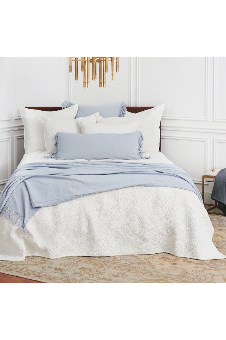Vela Ivory King Bed Quilt, Alternate, color, Off-White