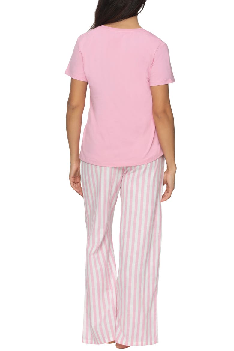 Mirielle Pajamas, Alternate, color, SEA PINK STRIPE