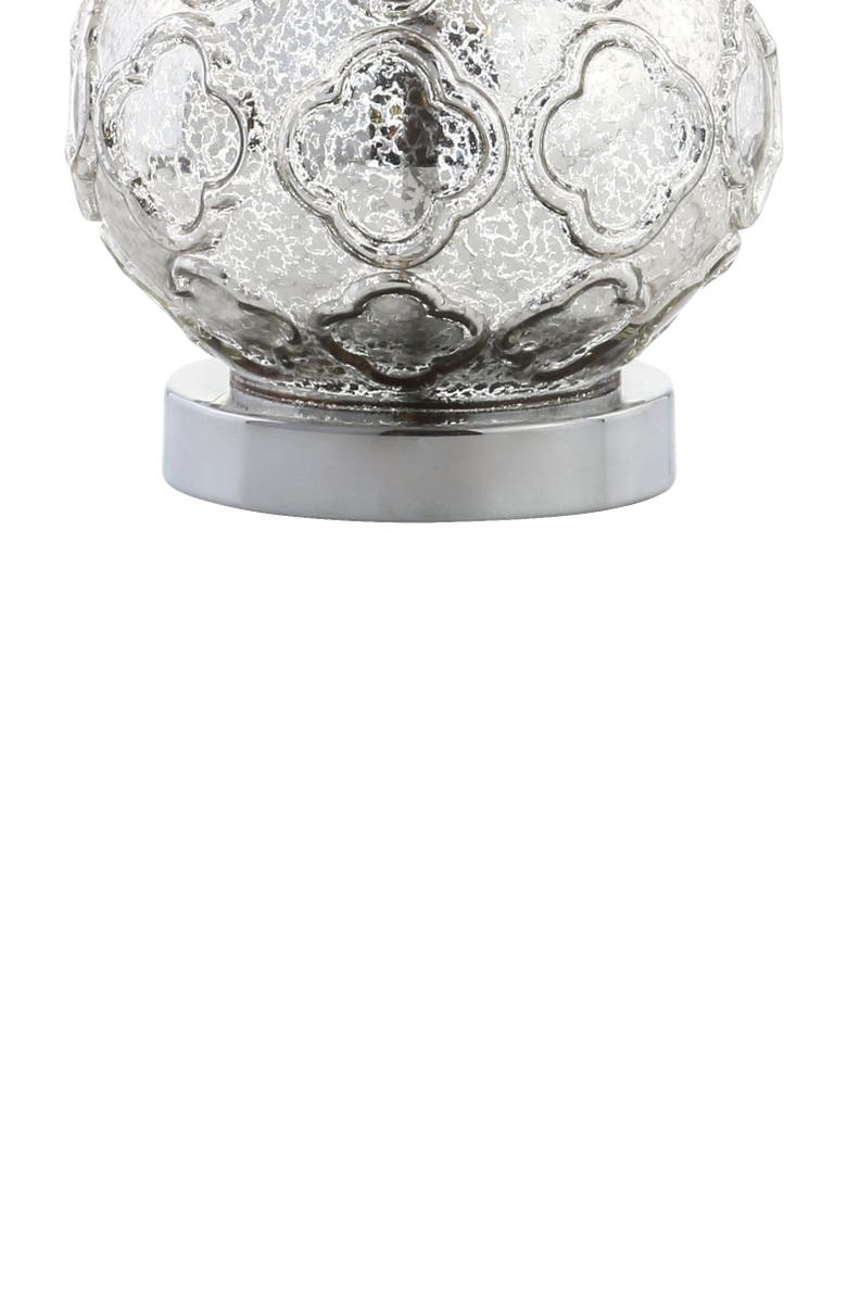 JONATHAN Y Darren 25.5" Glass LED Table Lamp, Mercury Silver, Alternate, color, Mercury Silver