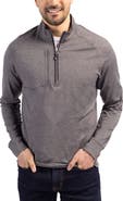 Cutter & Buck Adapt Heather Quarter Zip Pullover