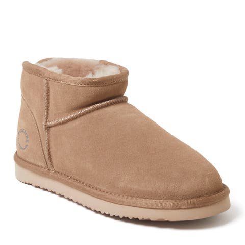 Fireside Riverland Genuine Shearling Micro Bootie (Women)