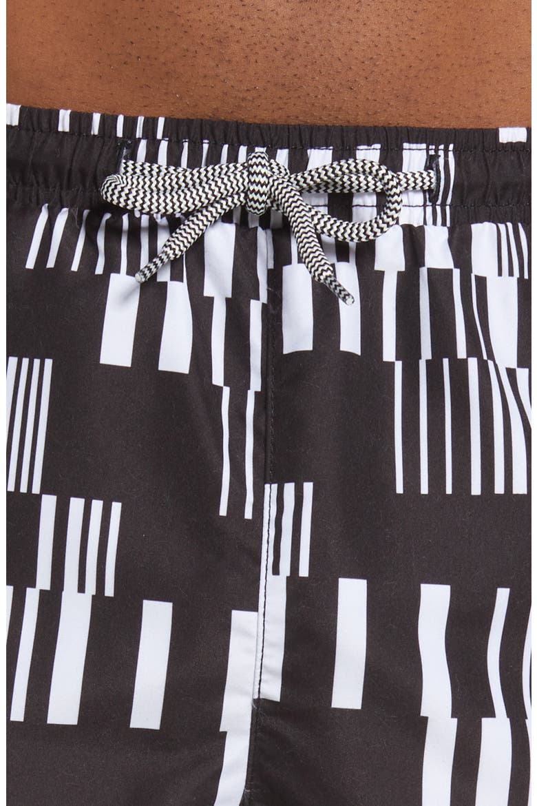Recycled Volley Swim Trunks, Alternate, color, Z/DNUBLACK CAVIAR