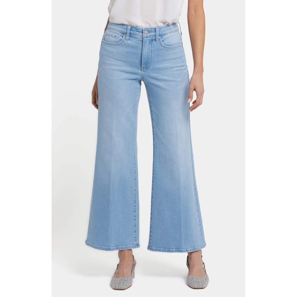 Nydj Mia Palazzo High Waist Flare Jeans In Canary Beach