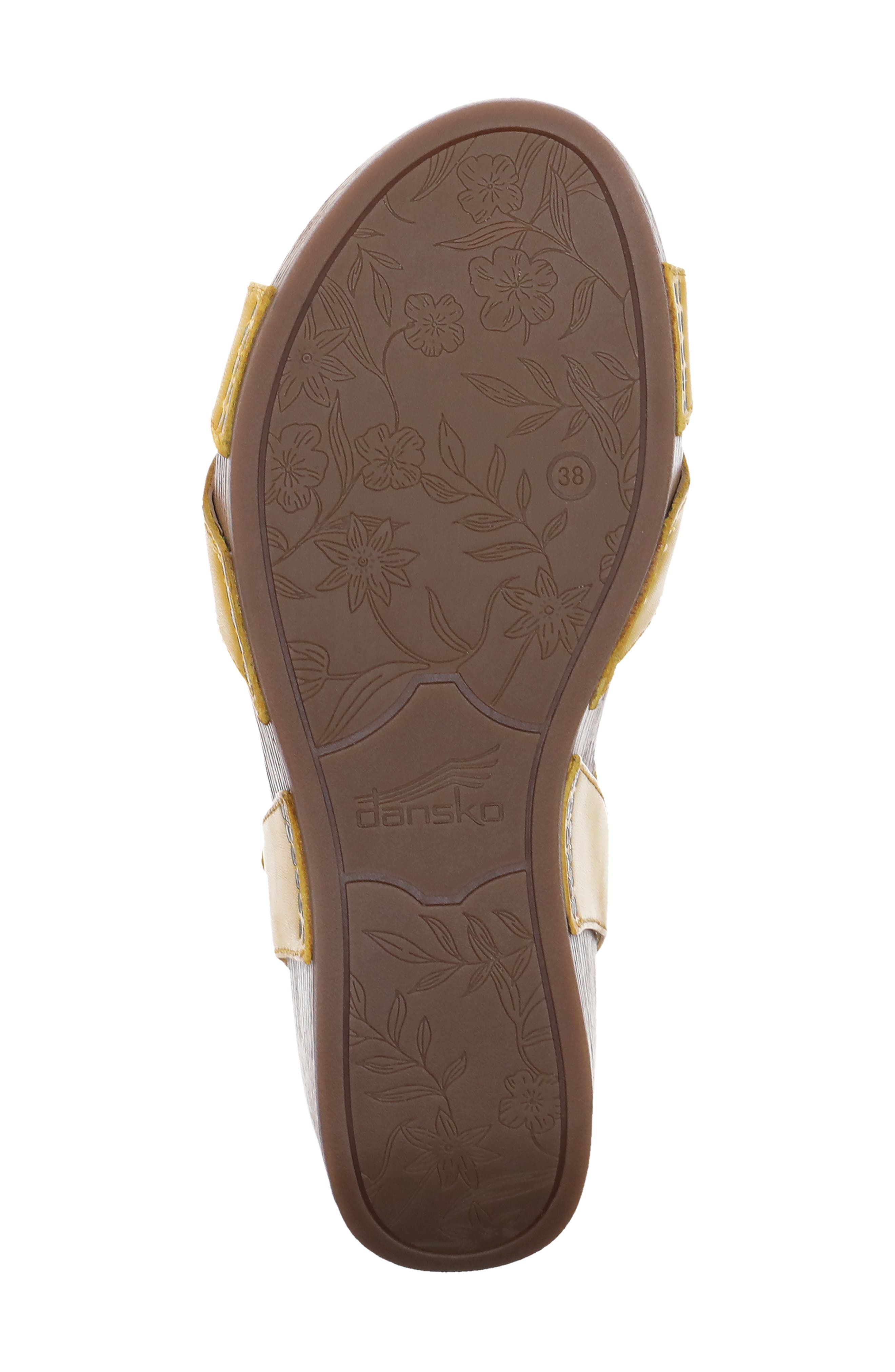 Laurie Sandal, Alternate, color, YELLOW BURNISHED LEATHER