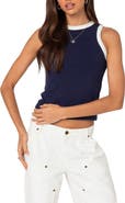 EDIKTED Tammy Contrast Crop Tank