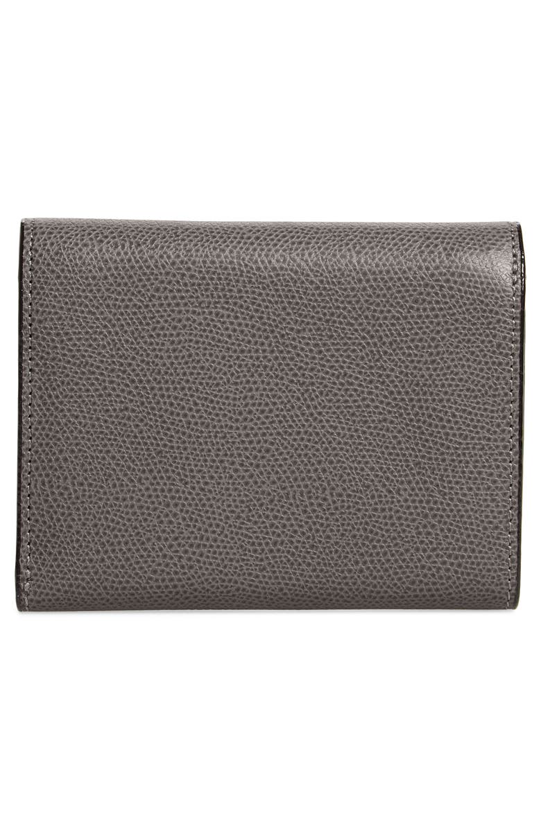 Valextra Iside Leather Trifold Wallet, Alternate, color, 