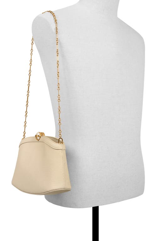 Ted Baker London Aster Leather Clutch In White